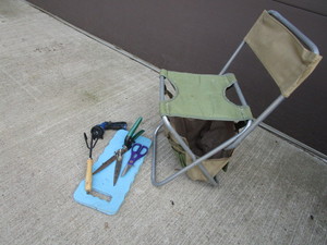 Garden Stool, Tools, Kneeling Pad