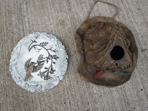 Anglers Hat Birdhouse, Stepping Stone