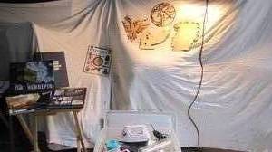 Artwork and books about art