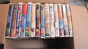 Disney VHS Tapes,