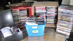 Huge, Massive Lot of DVDs, CDs, etc