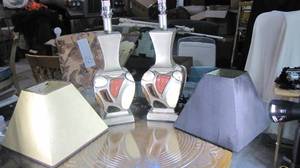 2 Lamps with Shades