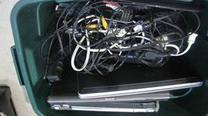 Tote with 3 lap tops, condition sketchy