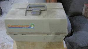 Tackle Box Full of Fist Aid Items