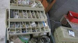 Tackle Box Full of Hardware