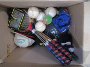 Box full of toys