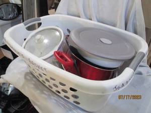 Basket Full of Dishes
