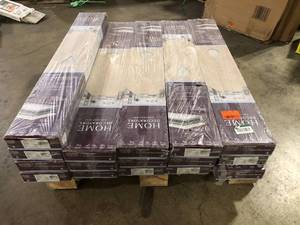 16 Boxes of Home Decorators Collection Vale View Oak 12 mm T x 7.6 in. W Waterproof Laminate Wood Flooring (16 sqftcase) Customer Returns See Pictures