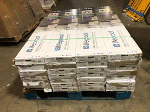 28 Boxes of Lifeproof Brooks Oak 12 MIL x 8.7 in. W x 48 in. L Click Lock Waterproof Luxury Vinyl Plank Flooring (20.1 sqftcase)   Customer Returns See Pictures