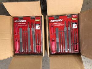 2 Boxes of Husky Multi-Purpose File Set (10-Piece)  Customer Returns See Pictures