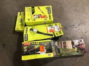 Lot of  Assorted Lawn Care Items Various Models and Conditions  Customer Returns See Pictures