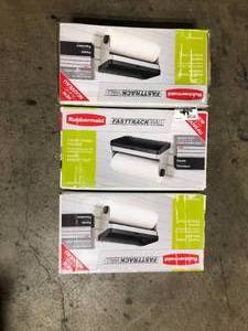 3 Lots of FAST TRACK FastTrack Garage Wall Storage Slat Panel System Paper Towel Holder  Customer Returns See Pictures