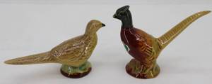 lot 7 image: Rosemeade Pheasant Salt & Pepper Shakers