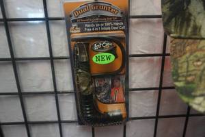 lot 78 image: Away Products Dual Grunter 4 in 1 Hands Free Deer Call With Bowtech Baseball Cap