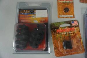 lot 134 image: Complete Compound Bow Silencing Kit For Solid Limb Bows