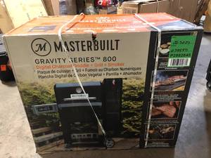 Masterbuilt Gravity Series� 800 Digital WiFi Charcoal Grill, Griddle and Smoker in Black Customer Returns See Pictures