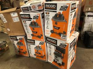 Lot of Assorted WetDry Shop Vacs Various Models and Conditions   Customer Returns See Pictures