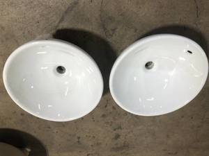 2 Lots of Vessel Sinks Customer Returns See Pictures