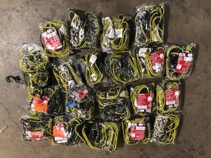 Lot of Assorted Husky Adjustable Cargo Net with Hooks  Customer Returns See Pictures