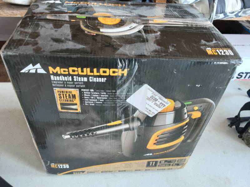 MC1230 Handheld Steam Cleaner - McCulloch Steam