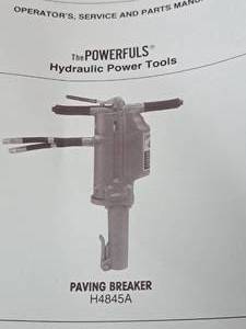 lot 918 image: Greenlee The Powerfuls 45-lbs Hydraulic Paving Breaker H4845A