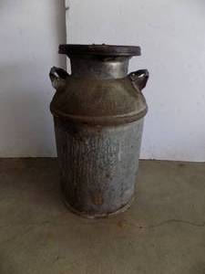 Large Cream Can with LId