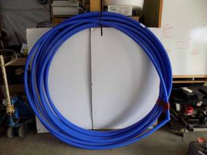 Blue Plastic Pipe