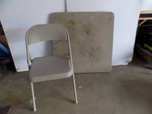 Folding Table & Chair