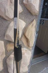 lot 6 image: Bear Archery Montana Long Bow RH