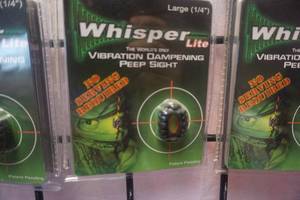 lot 115 image: 4 - Whisper Light 14 Vibration Dampening Peep Sights