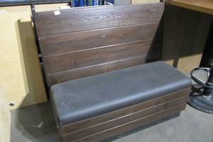 lot 26 image: Brown Booth Bench