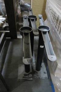 lot 34 image: Three (3) Cast Iron Table Legs