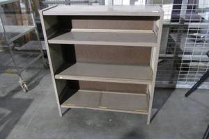 lot 57 image: Four-Shelf Metal Shelving Unit