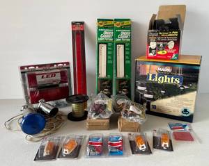 lot 5 image: Large Group Of Misc. Lights Including Trailer Lights And More Most NIB