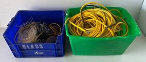 lot 7 image: Two Totes Full Of Misc. Wire