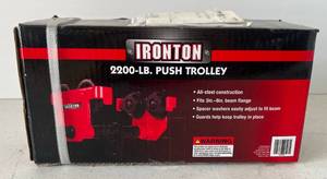 lot 8 image: Ironton 2200 Lb Push Trolley NIB