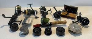 lot 53 image: Group Of Misc. Vintage Fishing Reels