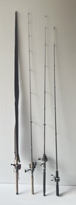 lot 65 image: Group Of Misc. Fishing Poles Including Berkley, Pinnacle, Zebco And More 1 Has Sleeve Protector