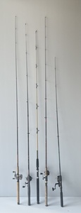 lot 66 image: Group Of Misc. Fishing Poles Including Cabelas, St. Croix And More