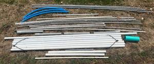 lot 90 image: Large Group Of Pvc Pipe In Misc. Sizes And Lengths