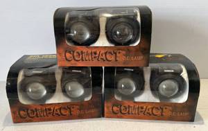 lot 104 image: 3 NFA 1020 Series Projector Beam Fog Light Kits SAE & E-Mark Approved Compact OE ( NIB )