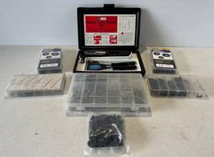 lot 107 image: Group Including Rivet Gun, Rivets And Misc. Fastener Kits