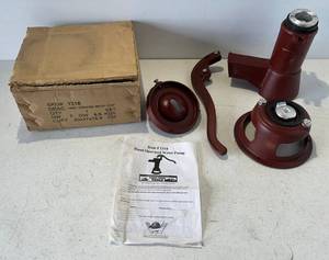 lot 110 image: Cast Iron Harbor Freight Hand Operated Water Pump ( NIB )