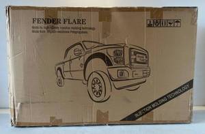 lot 131 image: 94-2002 Ram 1500350 Matte Black 5 Pocket Riveted Style Wheel Fender Flares ( NIB )