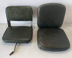 lot 133 image: Vintage Boat Seats 1 Folding Swivel