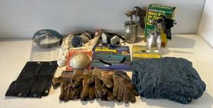 lot 142 image: Group Of Spray Paint Cup Guns And More