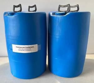 lot 153 image: Two 15 Gallon Food Grade Storage Containers