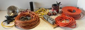 lot 159 image: Group Of Misc. Extension Cords and more
