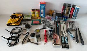 lot 181 image: Large Group Of Misc. Automotive Items Including Dent Puller, Grease And More