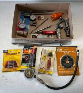 lot 212 image: Group Of Misc. Automotive Tools And More
